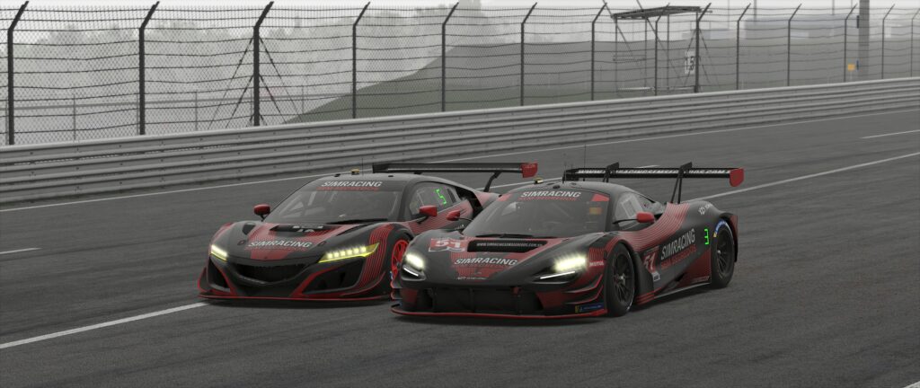 Carros de GT3 da SimRacing Sem Segredos no iRacing