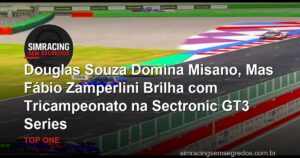 Douglas Souza Domina Misano, Mas Fábio Zamperlini Brilha com Tricampeonato na Sectronic GT3 Series