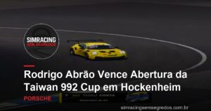 Rodrigo Abrão Vence Abertura da Taiwan 992 Cup em Hockenheim