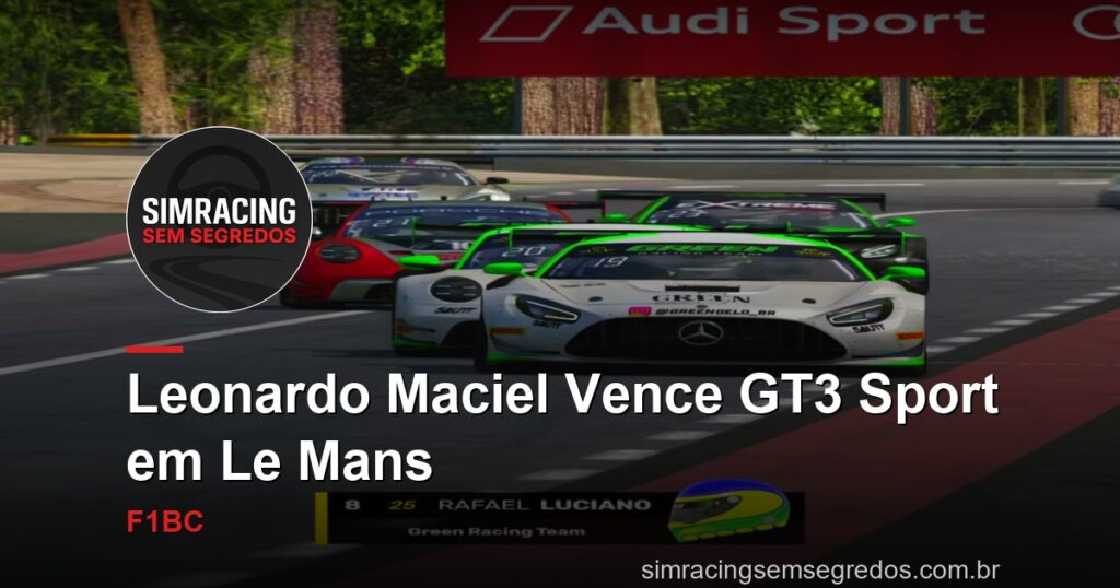 Leonardo Maciel Vence GT3 Sport em Le Mans
