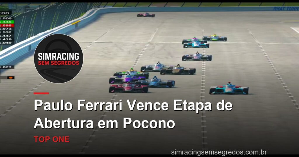 Paulo Ferrari Vence Etapa de Abertura em Pocono