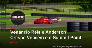 Venancio Reis e Anderson Crespo Vencem em Summit Point