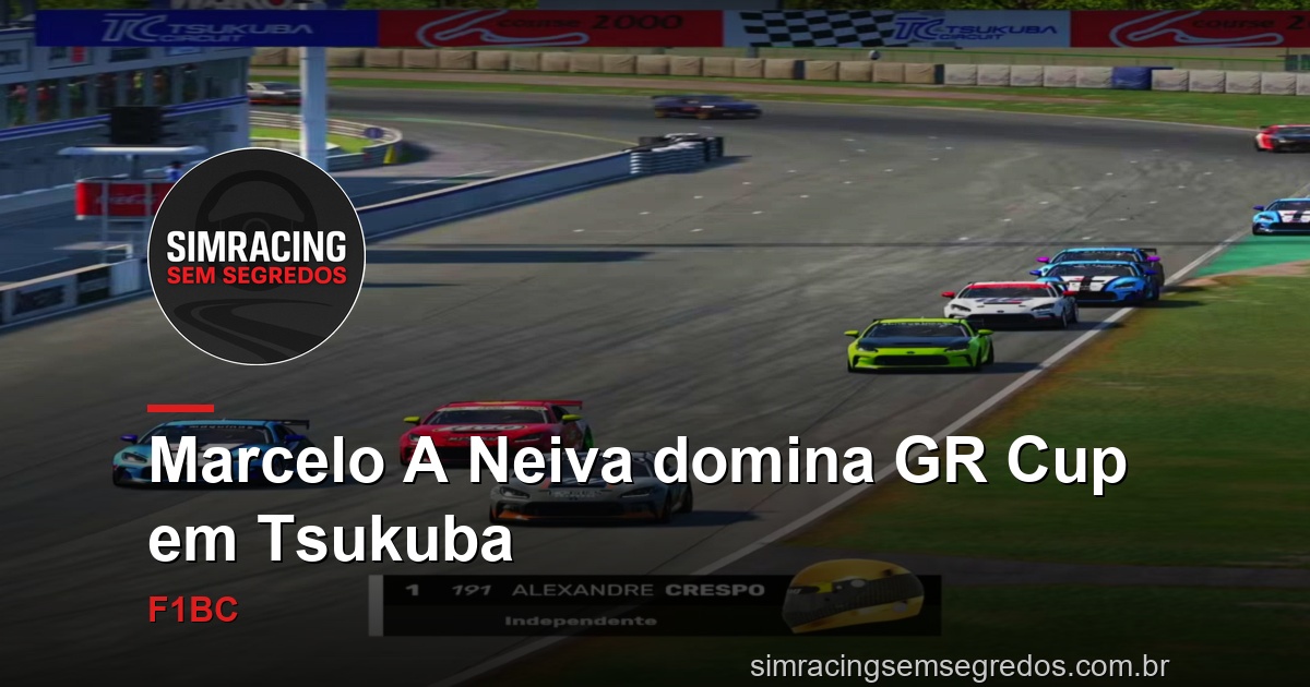 Marcelo A Neiva domina GR Cup em Tsukuba