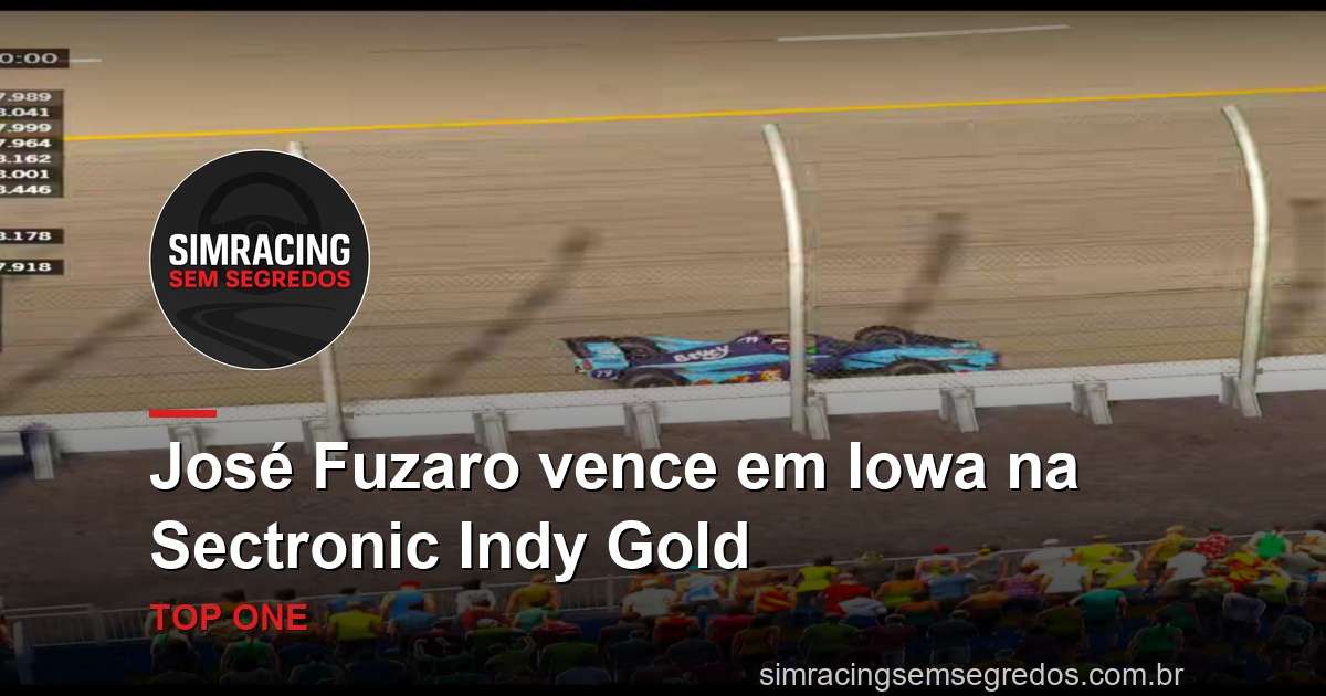 José Fuzaro vence em Iowa na Sectronic Indy Gold