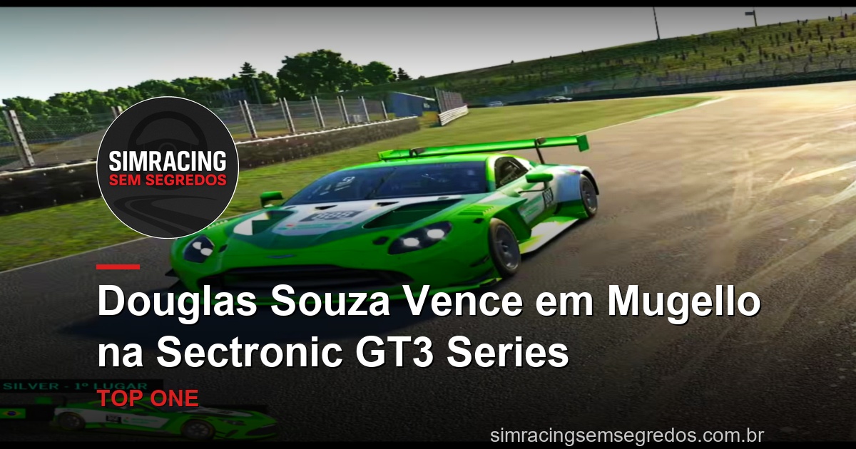 Douglas Souza Vence em Mugello na Sectronic GT3 Series