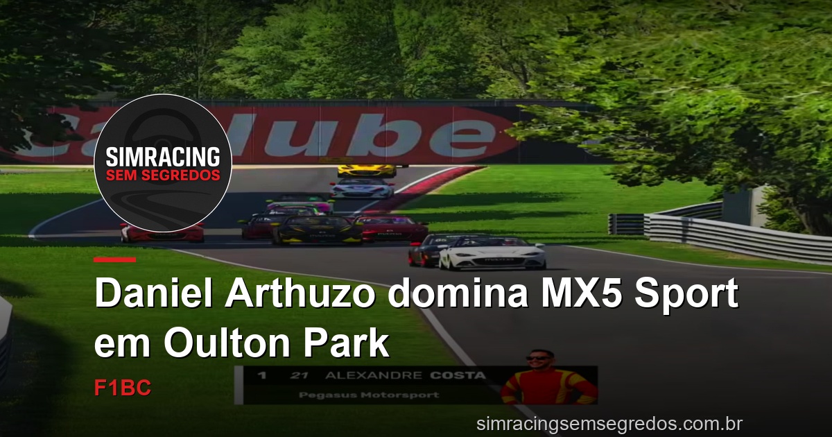 Daniel Arthuzo domina MX5 Sport em Oulton Park