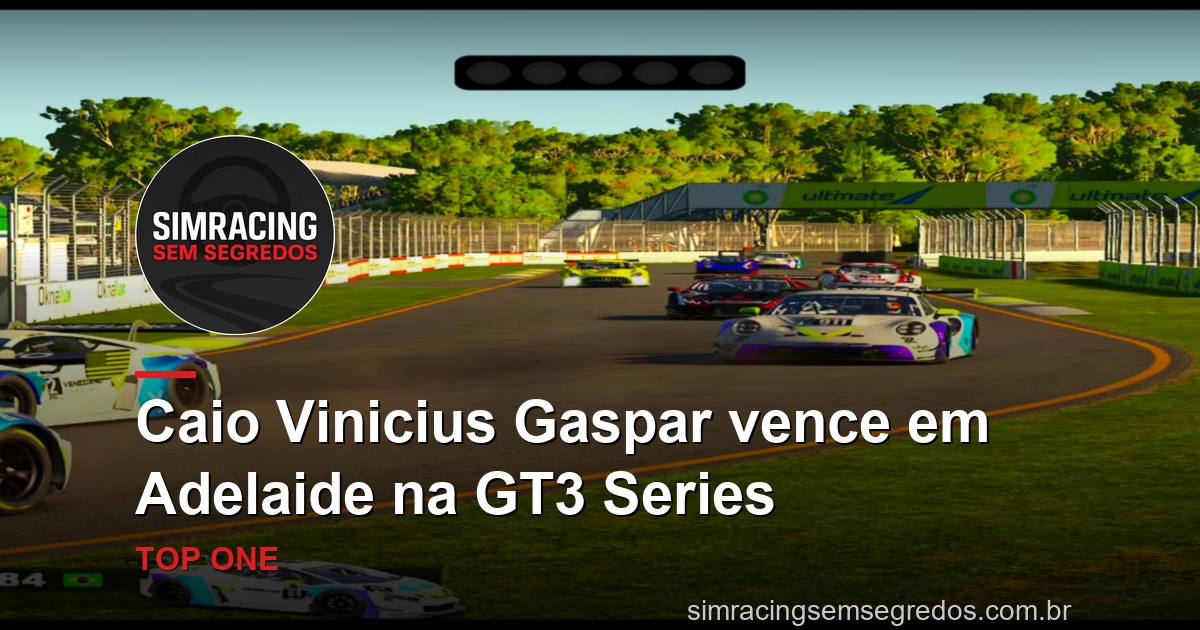 Caio Vinicius Gaspar vence em Adelaide na GT3 Series