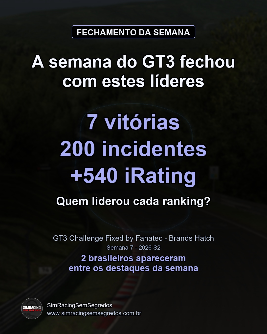 GT3 - Semana 7 - Fechamento - imagem 1