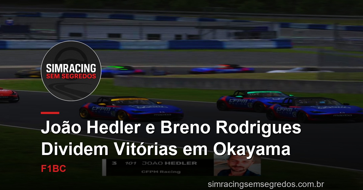 João Hedler e Breno Rodrigues Dividem Vitórias em Okayama