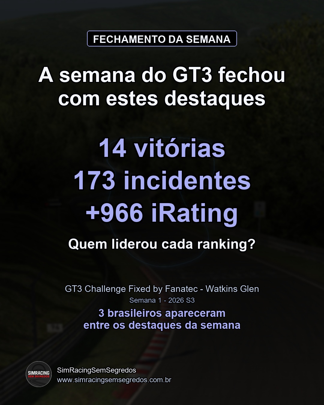 GT3 - Semana 1 - Fechamento - imagem 1