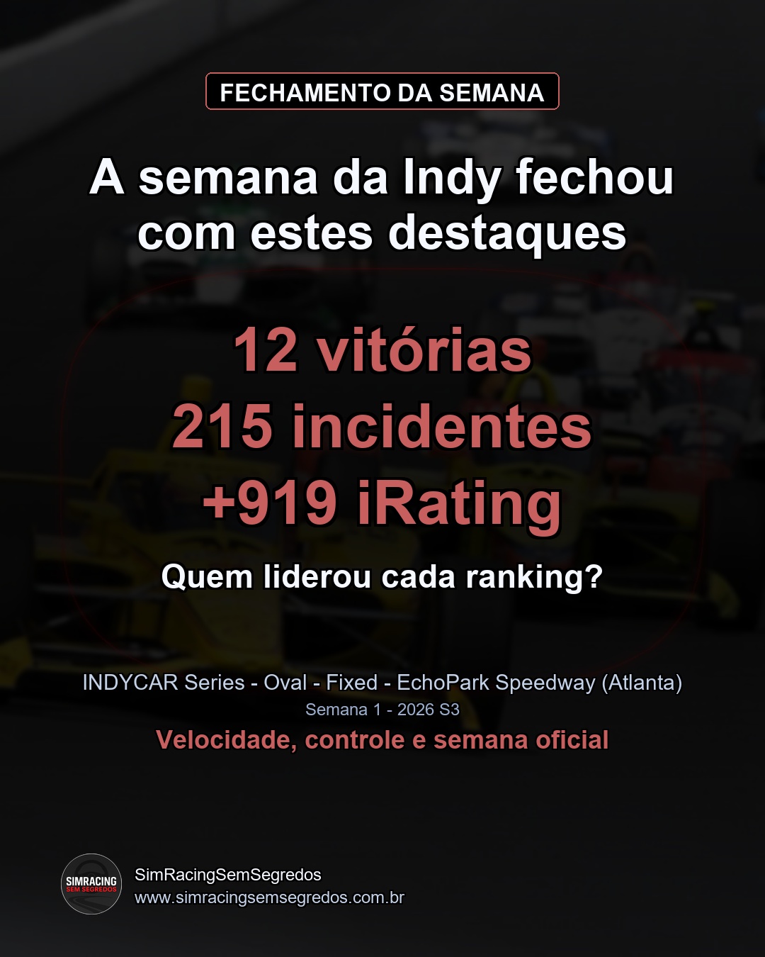 IndyCar - Semana 1 - Fechamento - imagem 1