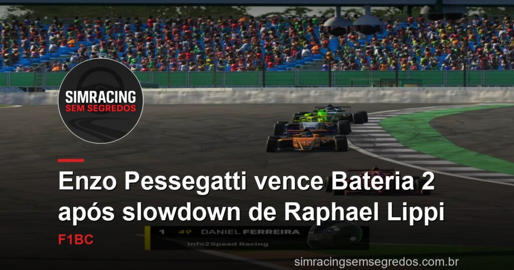 Enzo Pessegatti vence Bateria 2 após slowdown de Raphael Lippi