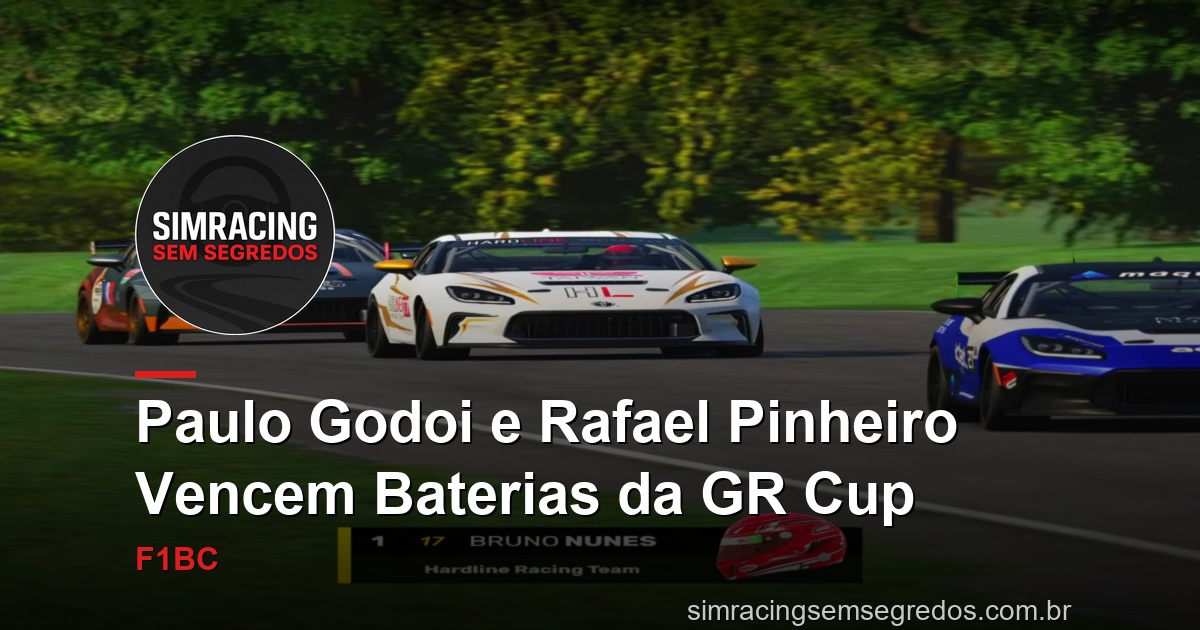 Paulo Godoi e Rafael Pinheiro Vencem Baterias da GR Cup