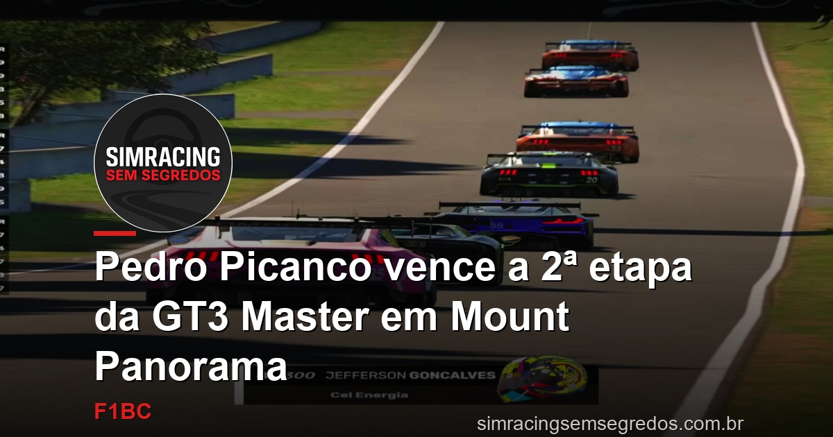 Pedro Picanco vence a 2ª etapa da GT3 Master em Mount Panorama