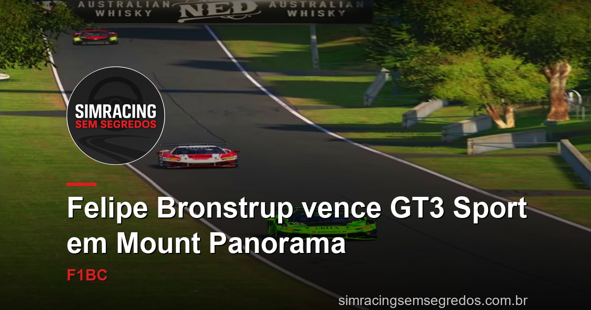 Felipe Bronstrup vence GT3 Sport em Mount Panorama