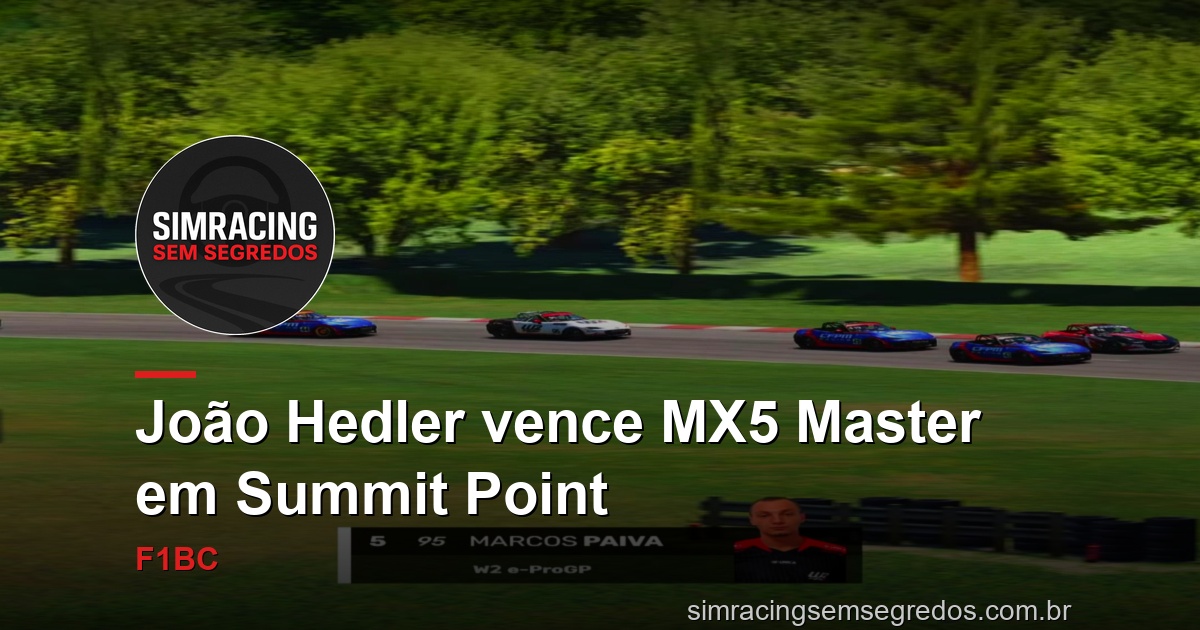 João Hedler vence MX5 Master em Summit Point