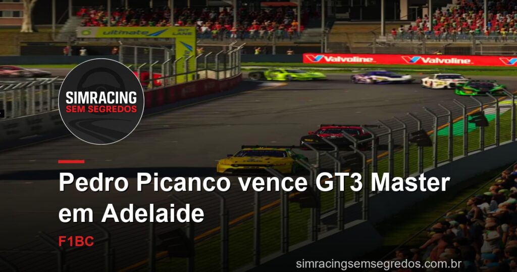 Pedro Picanco vence GT3 Master em Adelaide