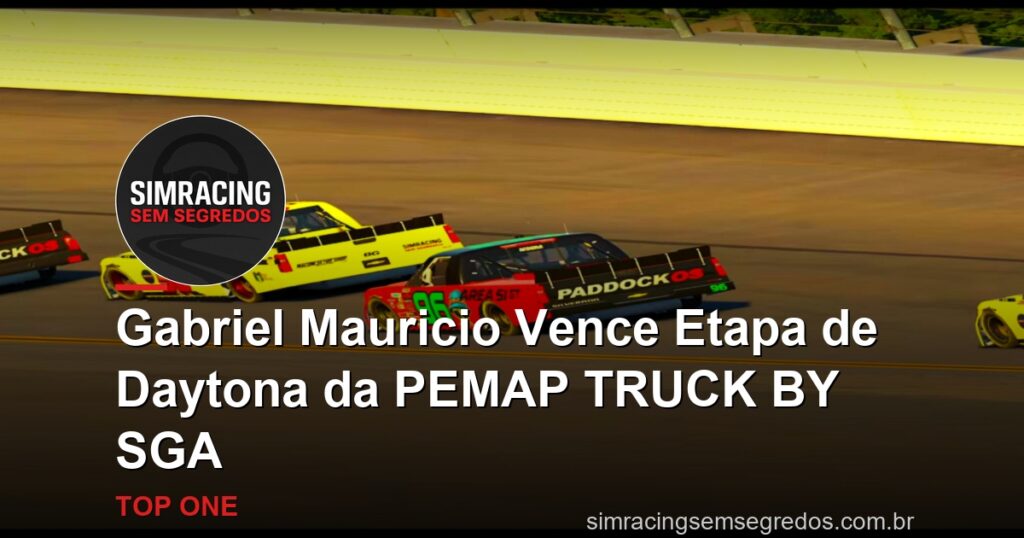 Gabriel Mauricio Vence Etapa de Daytona da PEMAP TRUCK BY SGA