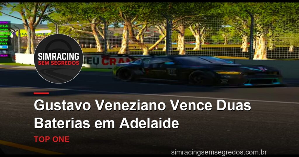 Gustavo Veneziano Vence Duas Baterias em Adelaide