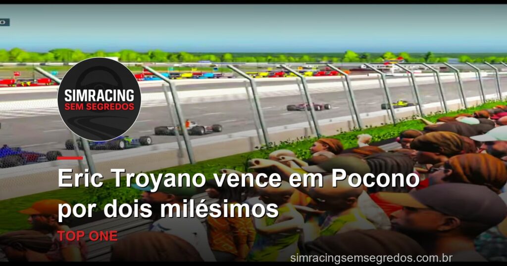 Eric Troyano vence em Pocono por dois milésimos