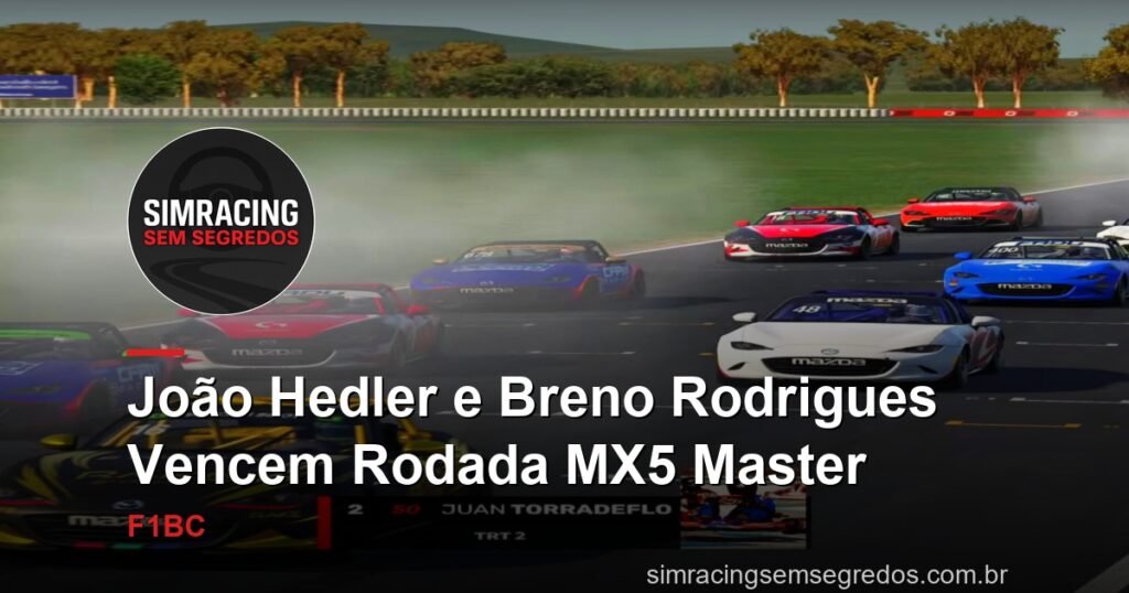 João Hedler e Breno Rodrigues Vencem Rodada MX5 Master
