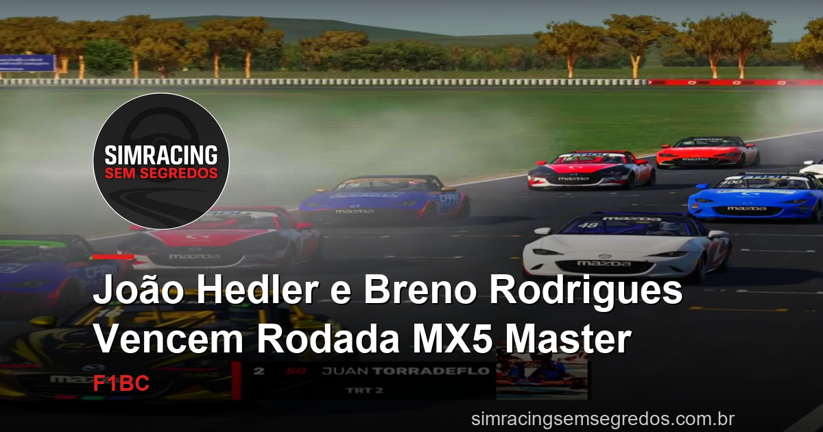 João Hedler e Breno Rodrigues Vencem Rodada MX5 Master