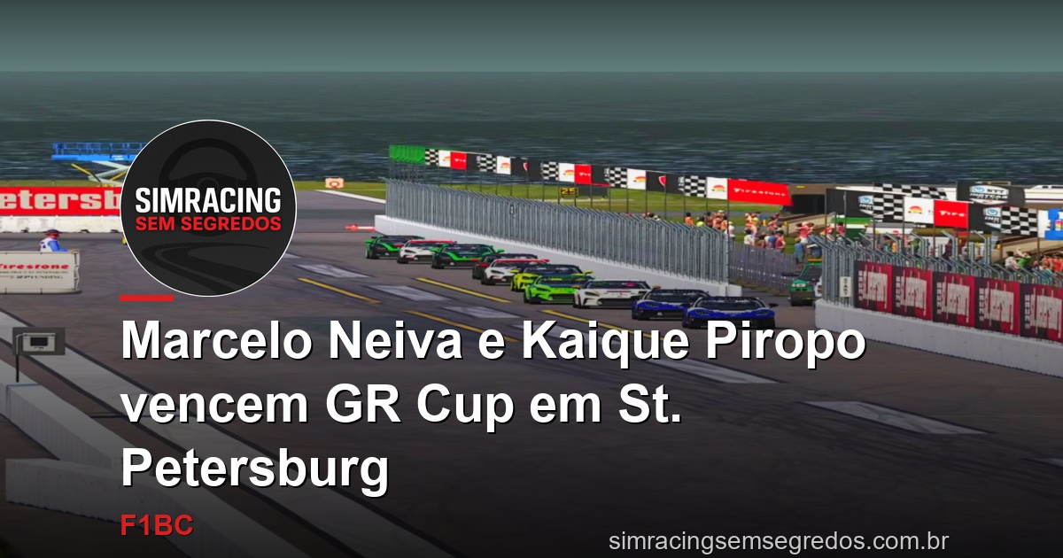Marcelo Neiva e Kaique Piropo vencem GR Cup em St. Petersburg