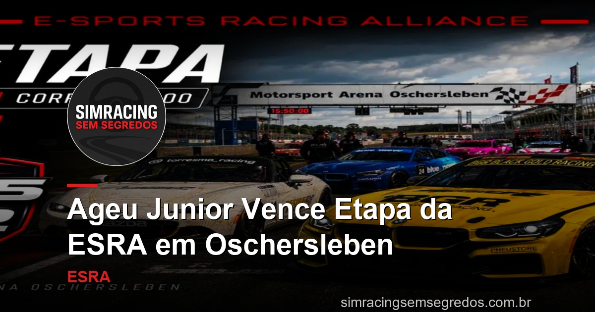 Ageu Junior Vence Etapa da ESRA em Oschersleben