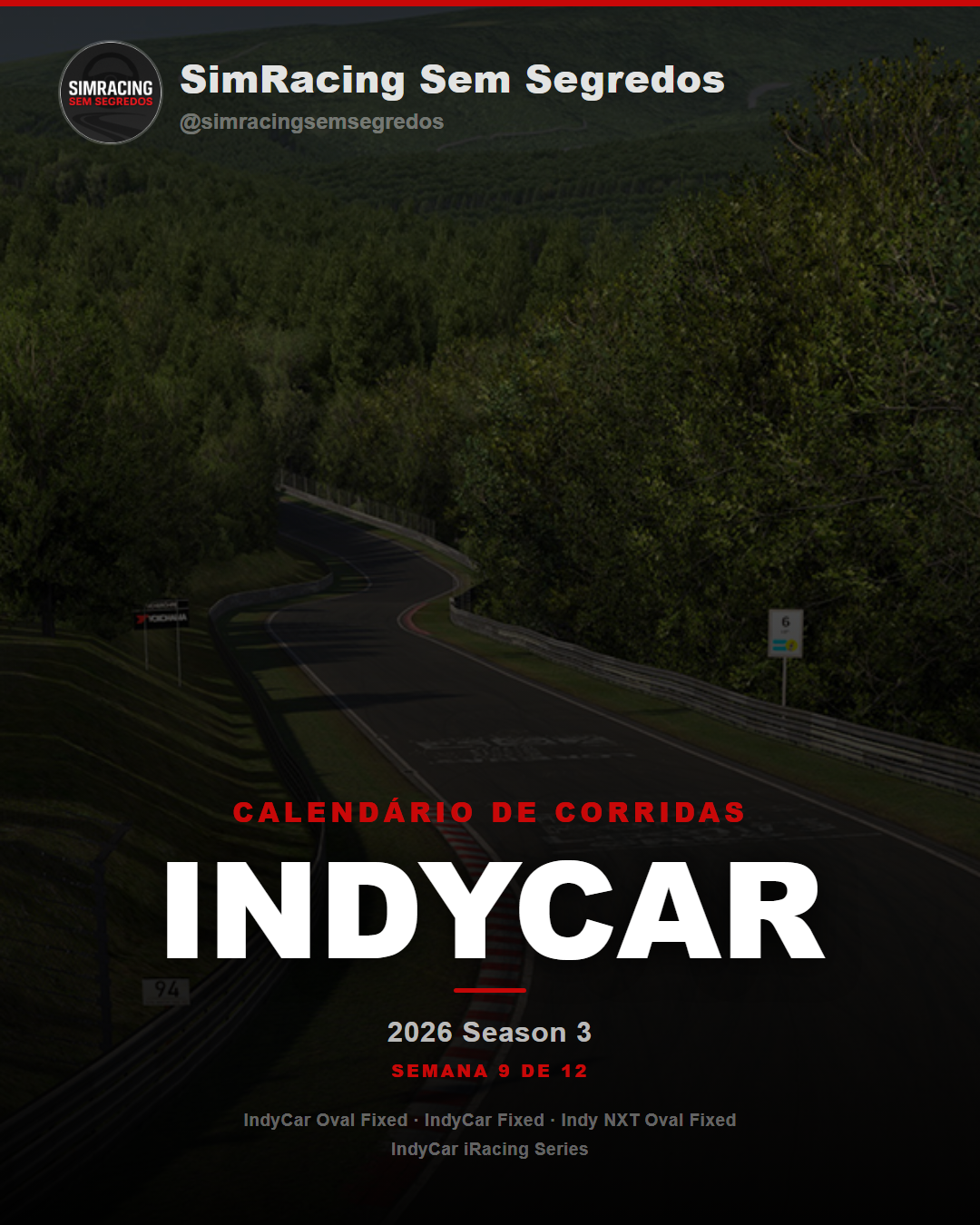 Calendario IndyCar — 2026 Season 3