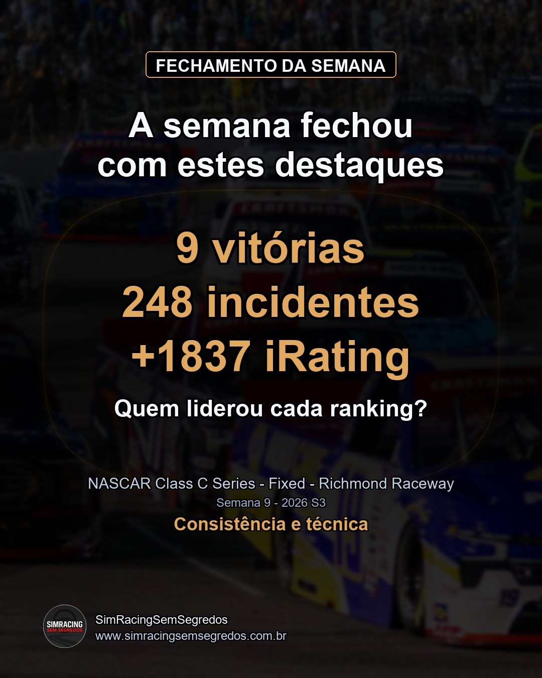 NASCAR Truck - Semana 9 - Fechamento - imagem 1