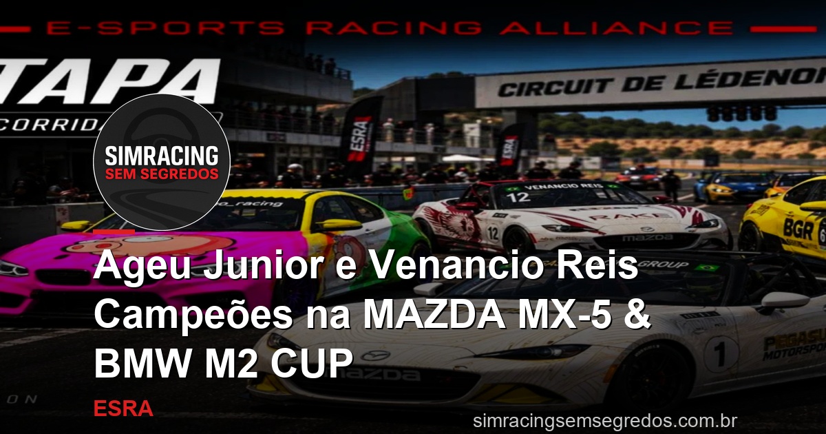 Ageu Junior e Venancio Reis Campeões na MAZDA MX-5 & BMW M2 CUP