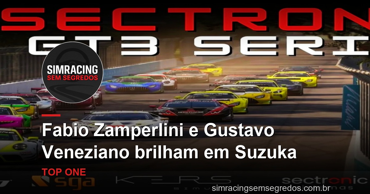 Fabio Zamperlini e Gustavo Veneziano brilham em Suzuka