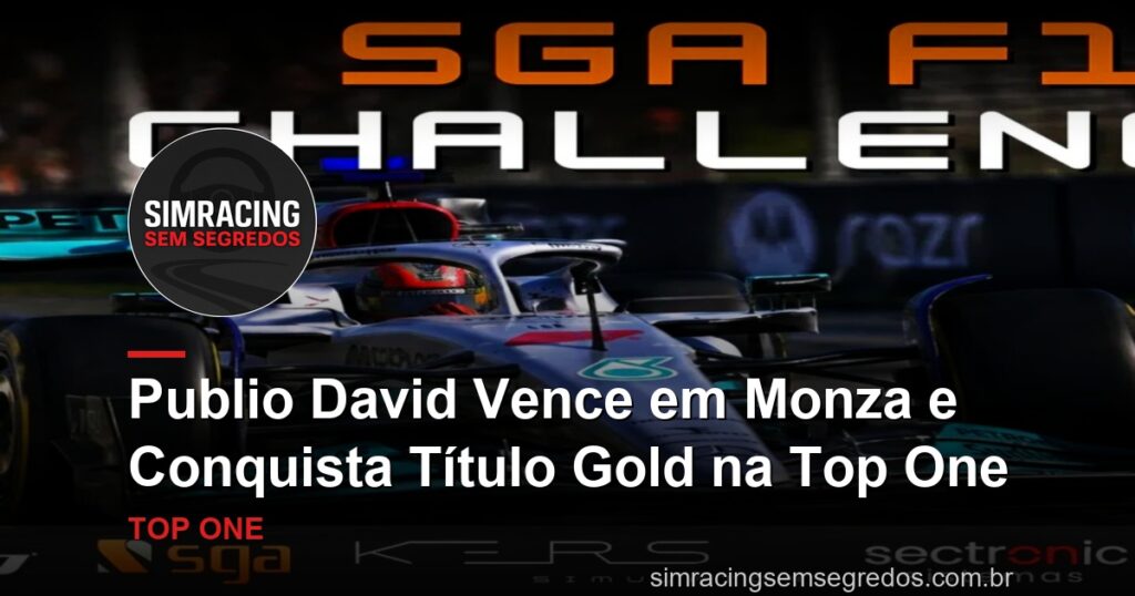 Publio David Vence em Monza e Conquista Título Gold na Top One