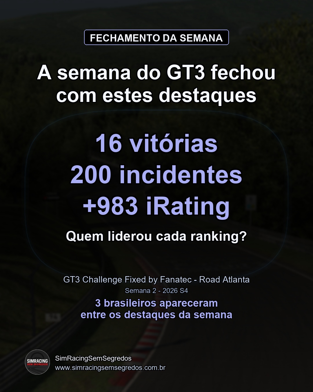 GT3 - Semana 2 - Fechamento - imagem 1