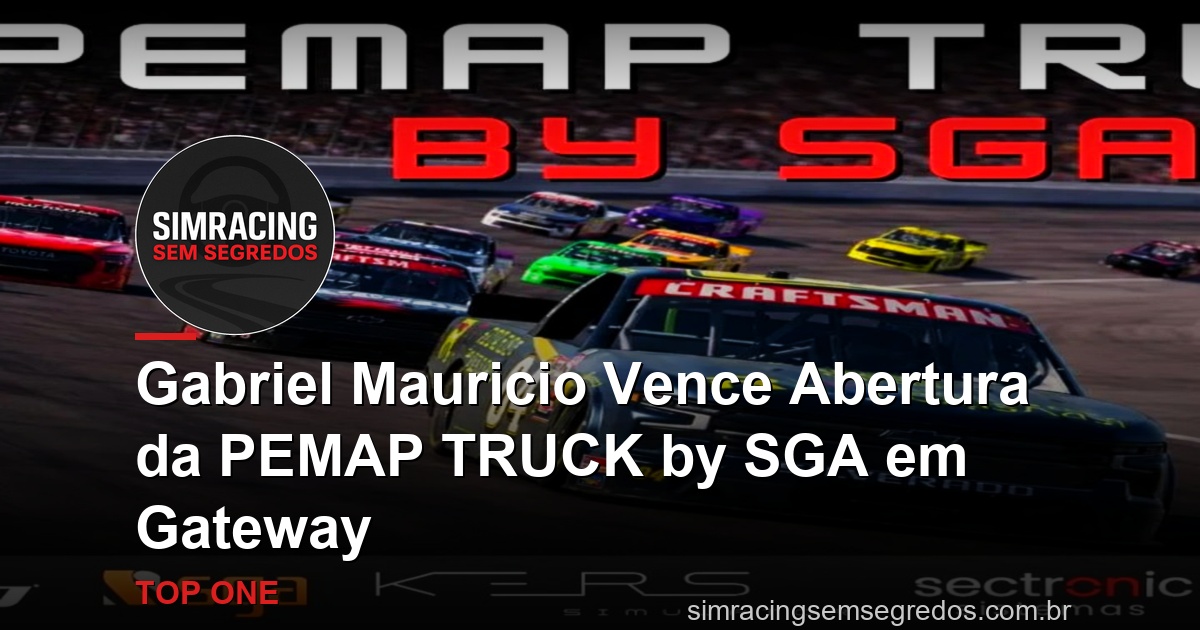 Gabriel Mauricio Vence Abertura da PEMAP TRUCK by SGA em Gateway