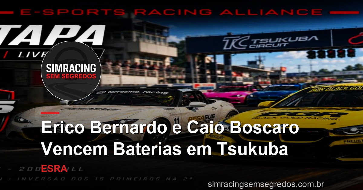Erico Bernardo e Caio Boscaro Vencem Baterias em Tsukuba