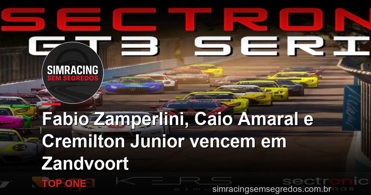 Fabio Zamperlini, Caio Amaral e Cremilton Junior vencem em Zandvoort