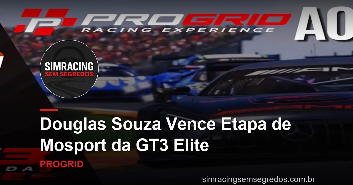 Douglas Souza Vence Etapa de Mosport da GT3 Elite