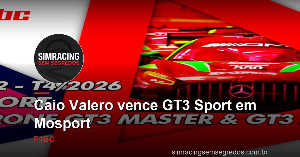 Caio Valero vence GT3 Sport em Mosport
