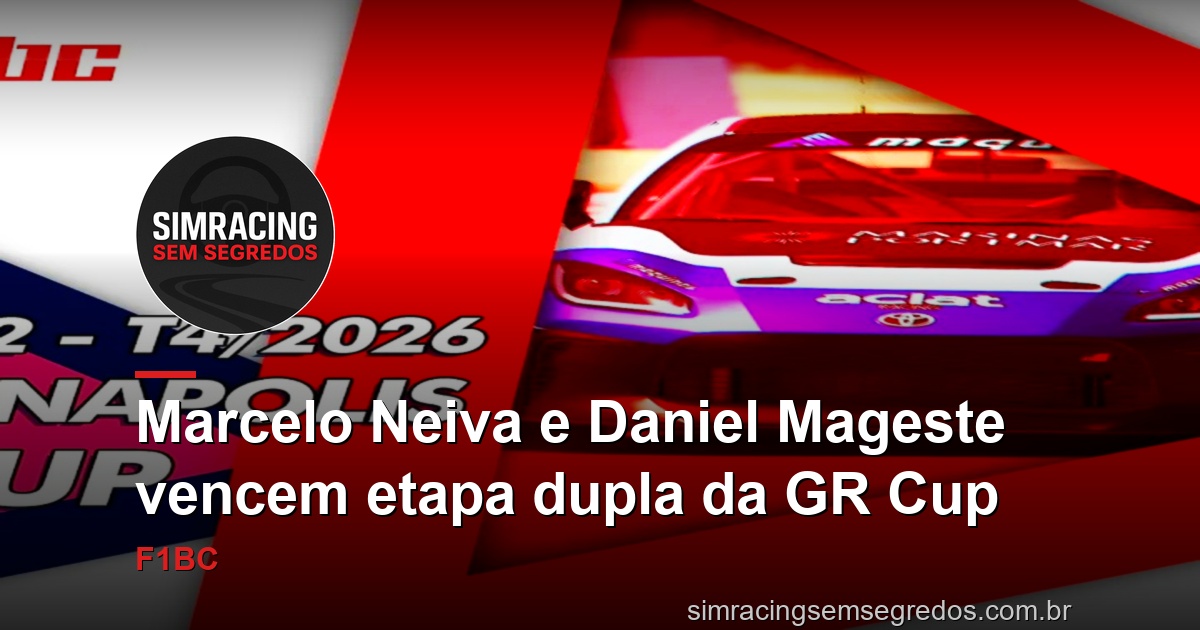 Marcelo Neiva e Daniel Mageste vencem etapa dupla da GR Cup