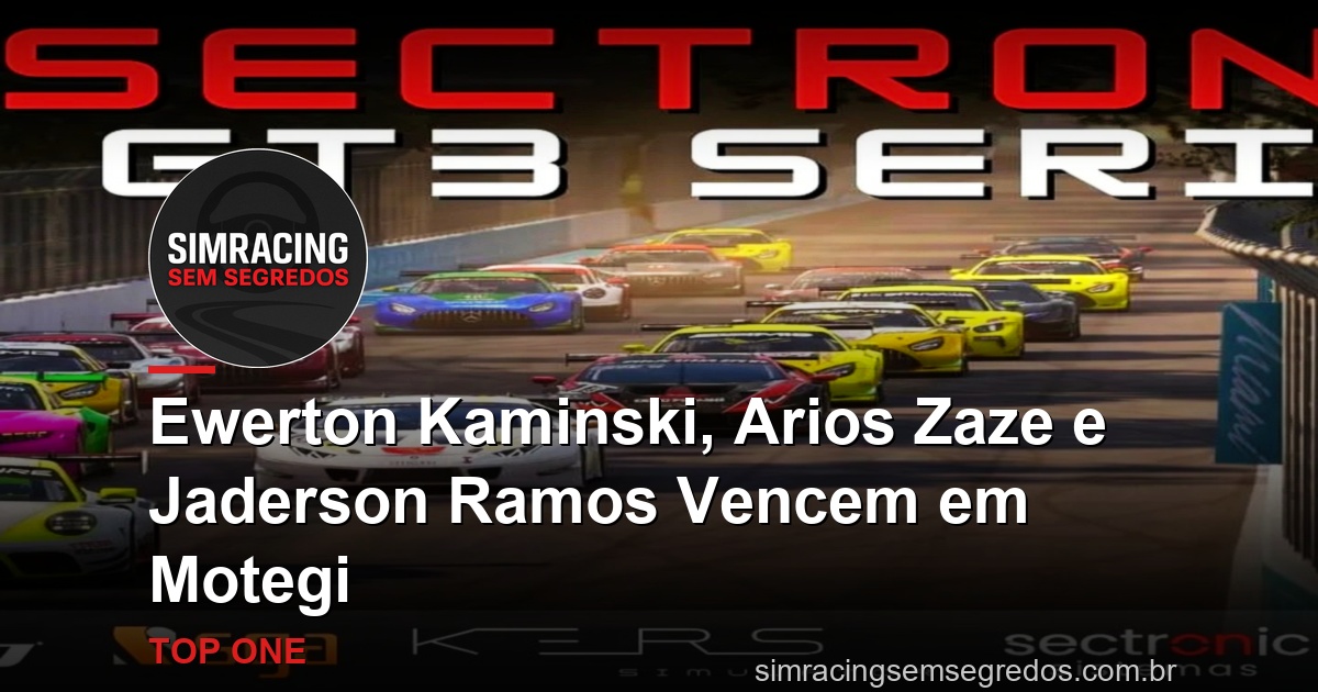 Ewerton Kaminski, Arios Zaze e Jaderson Ramos Vencem em Motegi