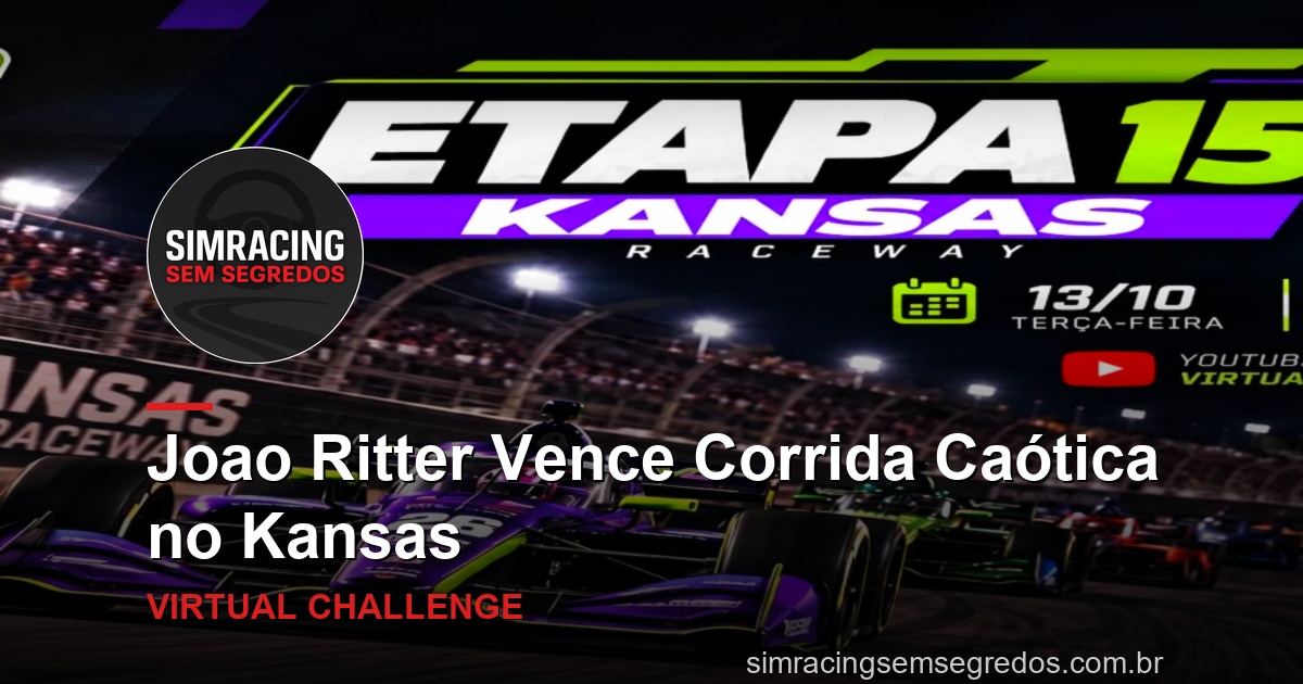 Joao Ritter Vence Corrida Caótica no Kansas