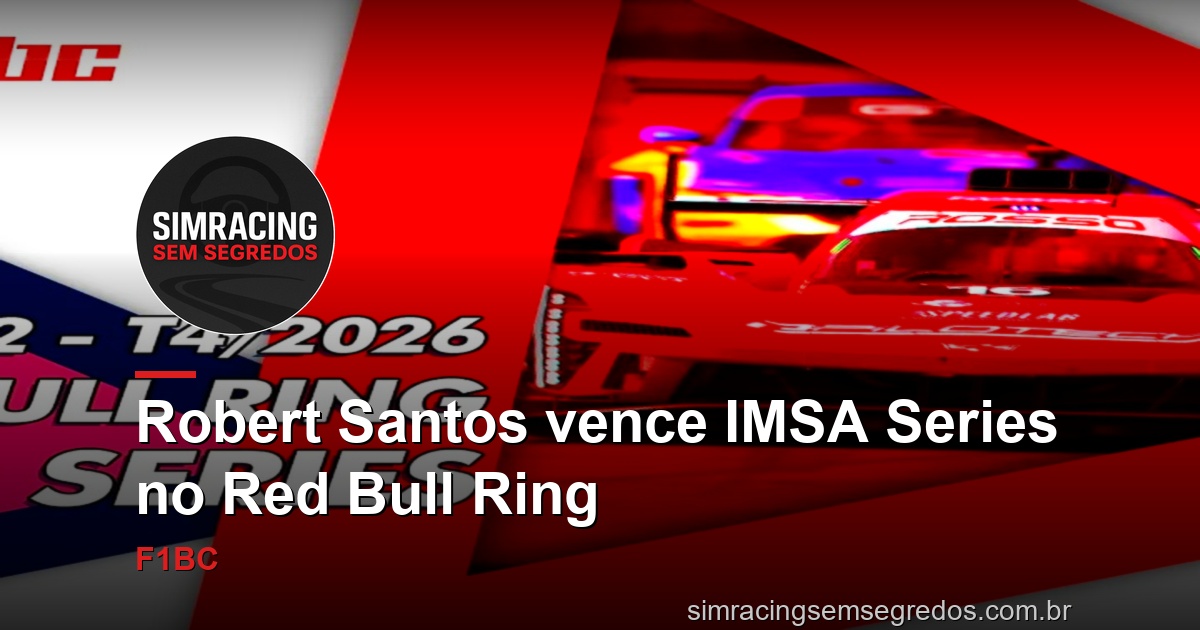 Robert Santos vence IMSA Series no Red Bull Ring