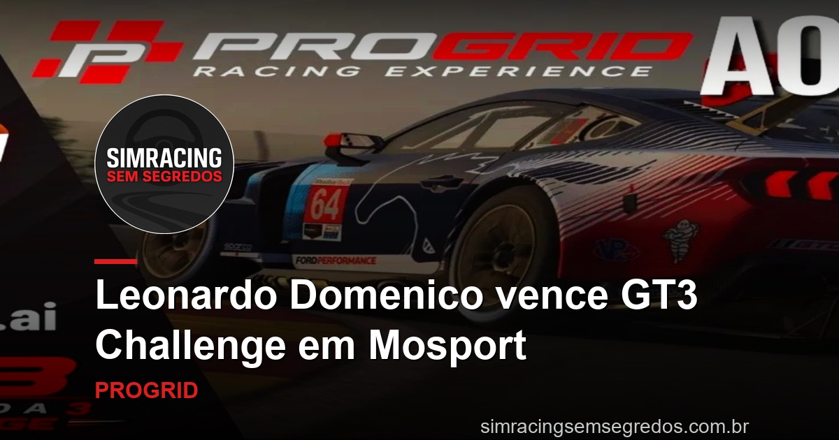 Leonardo Domenico vence GT3 Challenge em Mosport