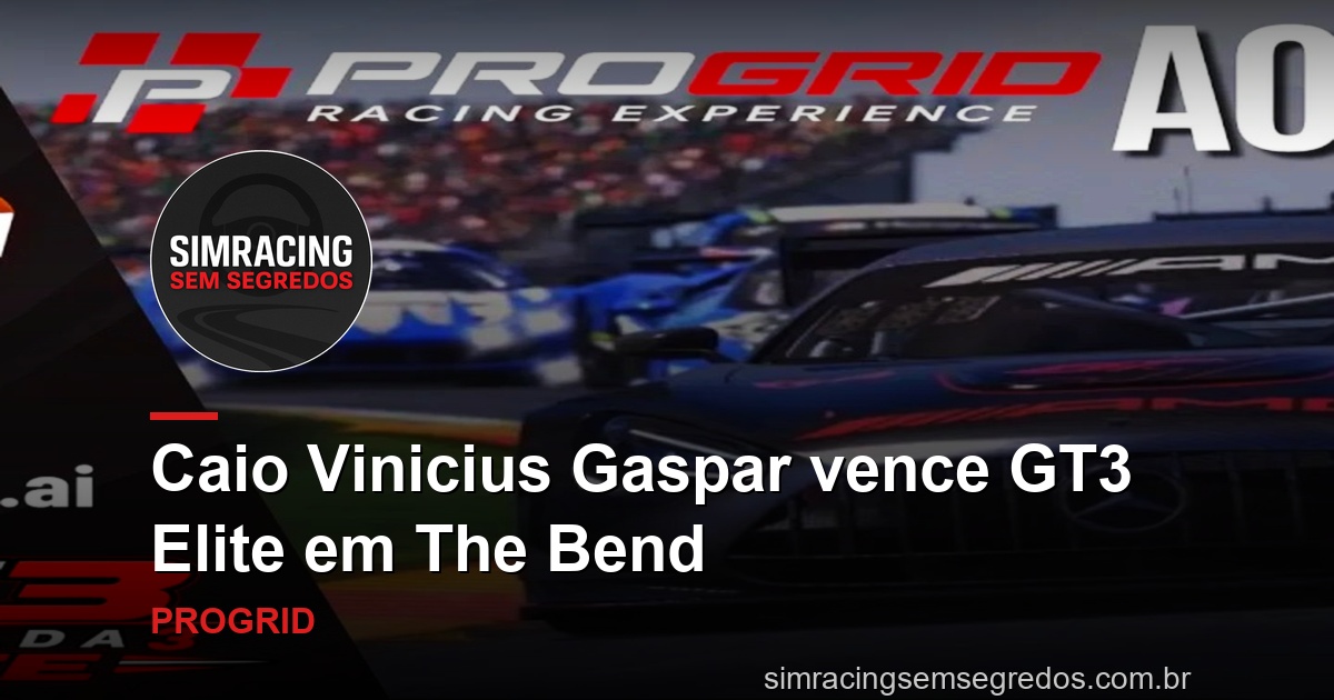 Caio Vinicius Gaspar vence GT3 Elite em The Bend