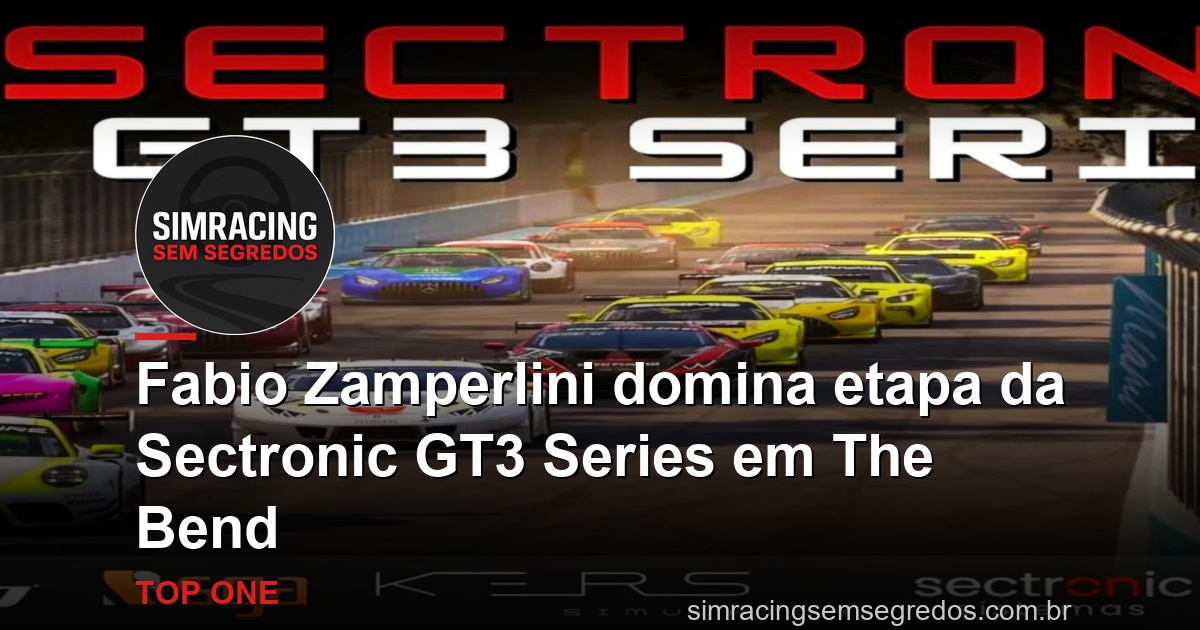 Fabio Zamperlini domina etapa da Sectronic GT3 Series em The Bend