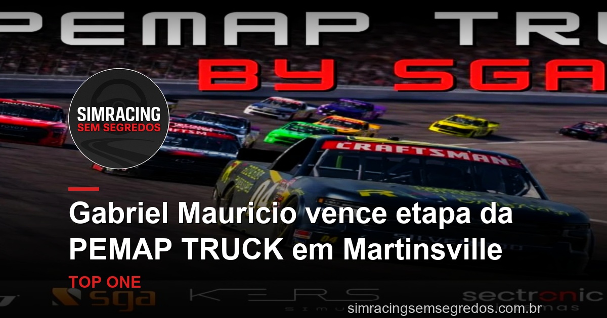 Gabriel Mauricio vence etapa da PEMAP TRUCK em Martinsville
