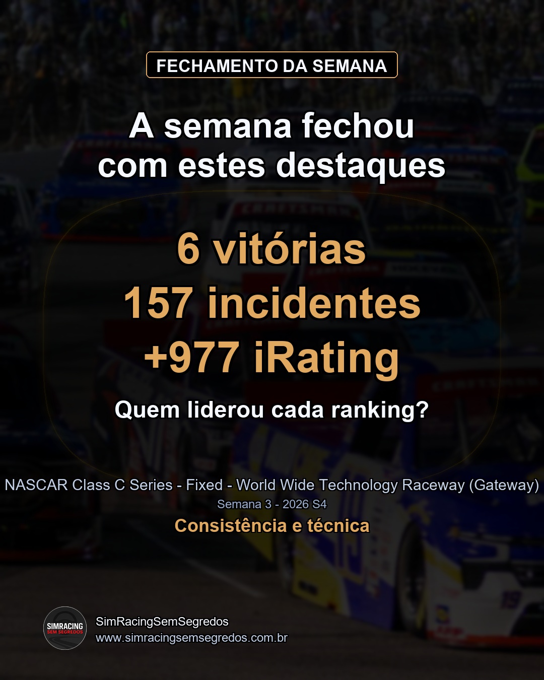 NASCAR Truck - Semana 3 - Fechamento - imagem 1